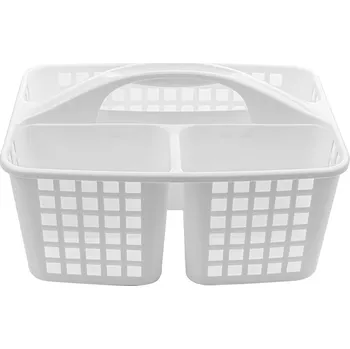 Úložný box 3-komorový organizér s úchytem bílý Florina 4O4961