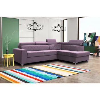 Obývací stěna Sedací souprava Silk P fialová