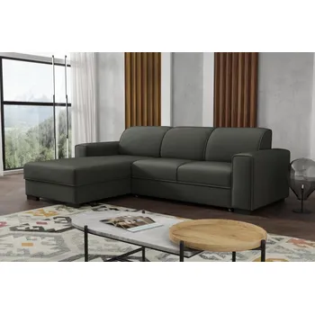 Obývací pokoj Sedací souprava Lubor L tmavě šedá