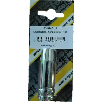 Kryt - hubice hořáku MIG, délka 53 mm, pr. 12 mm, balení 1 kus