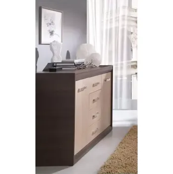 Komoda Komoda KORINA - dub jasný / dub tmavý - SLEVA 3% s kodem radost25