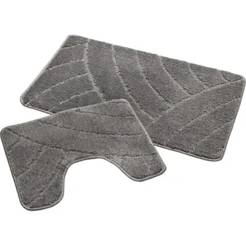 Vopi Koupelnová předložka 860 Nevada 014 grey uni (Varianta: Malý set 40x50 + 50x80 cm)