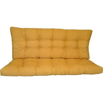 Podsedák Polstr na zahradní houpačku 160 cm - žlutý melír - SLEVA 3% s kodem radost25