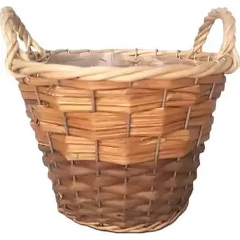 Obal na květináč Košík aranžérský, barva přírodní duo OV4122 - SLEVA 3% s kodem radost25