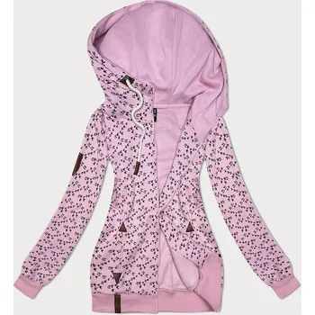 Dámská mikina Růžová sportovní mikina s kapucí 6&8 Fashion, odstíny růžové XXL (44) i392_23723-48