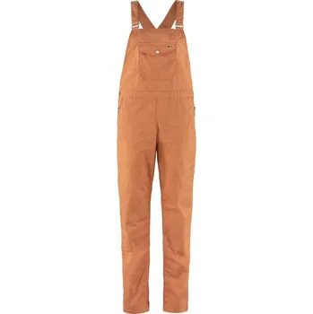 Dámské kalhoty Kalhoty Fjällräven Vardag Dungaree Trousers W Desert Brown - S + doprava zdarma