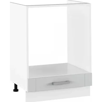 Kuchyňská linka Spodní sporáková skříňka JULIA TYP 58 – světle šedá/bílá - SLEVA 3% s kodem radost25