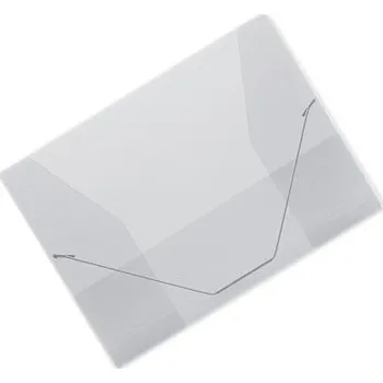 Mapa 253 plastová s gumou průhled.čirá