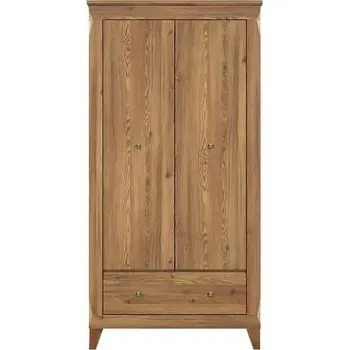 Obývací stěna Šatní skříň Bergen SZF2D1S - Modřín sibiu zlatý - SLEVA 3% s kodem radost25