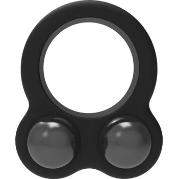 Dream Toys Ramrod Cockring Dual Weight Black