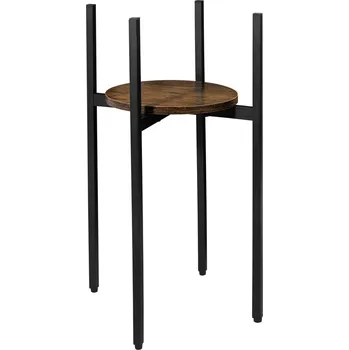 Stojan na květiny Stojan na květiny TORRE RUSTIC 60 cm hnědý/černý