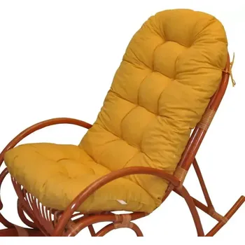 Podsedák Polstr na houpací křeslo - žlutý melír - SLEVA 3% s kodem radost25