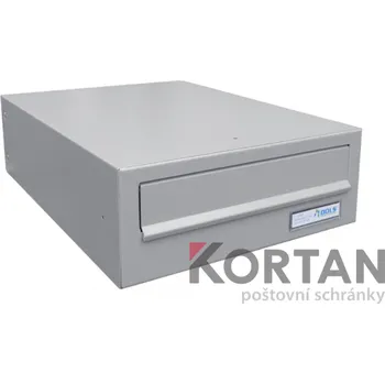 Železářství Poštovní schránka B-02 BASIC - pro zazdění s orámováním - lakovaná RAL 8017 - čokoládová hnědá