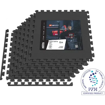 podložka na cvičení Hop-Sport Podložka puzzle EVA 1cm - 6 ks