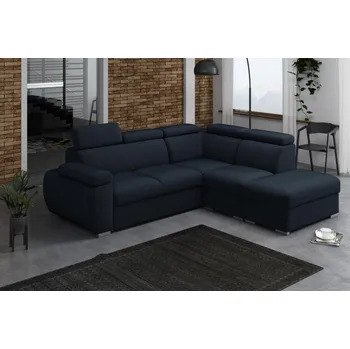 Obývací stěna Sedací souprava Bodie V pravá modrá