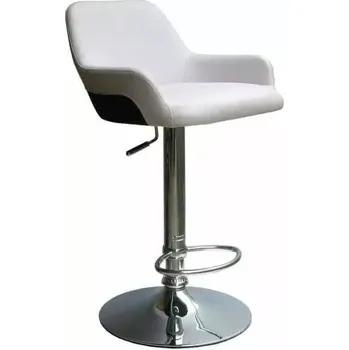 Barová židle Barová židle 2-84, černá/oranžová - SLEVA 3% s kodem radost25