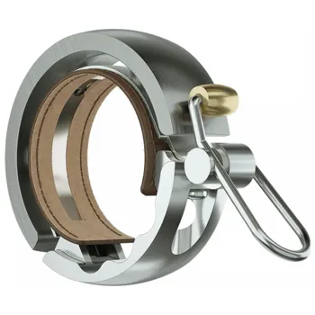 Zvonek na kolo Zvonek Knog Oi Luxe Large, stříbrná bez varianty BV