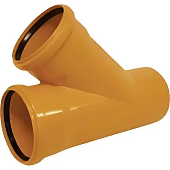 Kanalizační potrubí KGEA odbočka 125/110/45°
