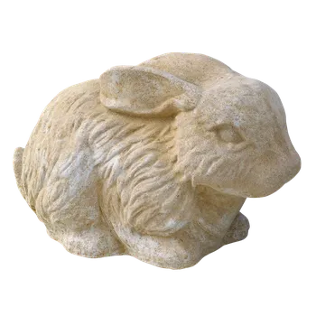 Zahradní dekorace ZahradniDekorace zahradní soška zvířat - Zajíček, výška 14 cm, 5 kg