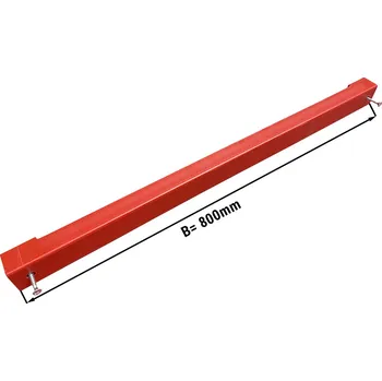 Kráječ na chleba G.Gastro Držák nožů na krájecí talíře - 800 mm - červený