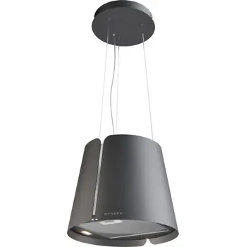 Digestoř FABER BEAT TITANIUM MATT F45 ostrůvkové Barva: Tmavě šedá, Výkon: 270 | 410 | 580 | INT 740 m3/h, Šířka: 43 cm