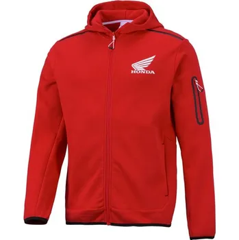 Pánská mikina Honda Rozepínací mikina s kapucou červená XL
