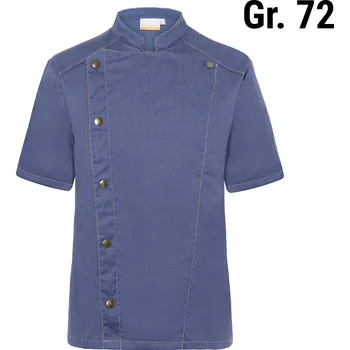 Gastro oděv G.Gastro KARLOWSKY | Rondon s krátkým rukávem v džínovém stylu - vintage modrá - velikost: 72