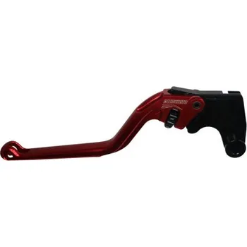 Spojková páčka ACCOSSATO fixed CNC-worked aluminium, red EST955R