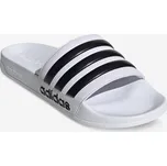 ADIDAS Pantofle Adilette bílé 40,5 BÍLÁ|ČERNÁ