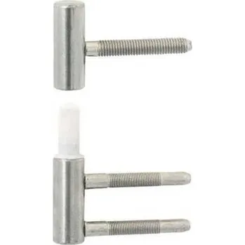 CEMOM Moatti Závěs pro obložkové zárubně zinek bílý komplet horní+spodní díl