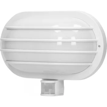 Nástěnné svítidlo ORNO LED NÁSTĚNNÉ SVÍTIDLO SE SENZOREM LASO 1X60W, E27, BÍLÉ [LF-2/W]