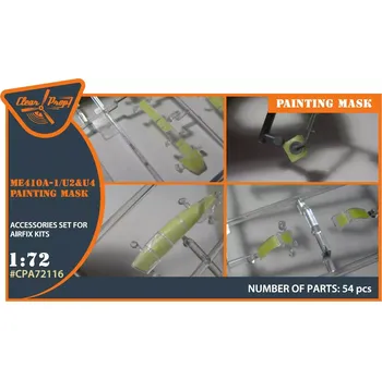 Plastikový model Clear Prop models 1/72 Me-410 B-1/U2/U4/R4 painting mask (AIRF)