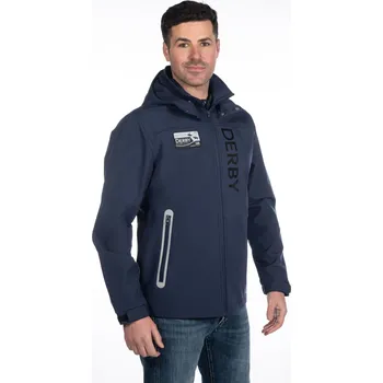 Pánský kabát HKM Bunda softshellová Derby HKM, pánská, deep blue M