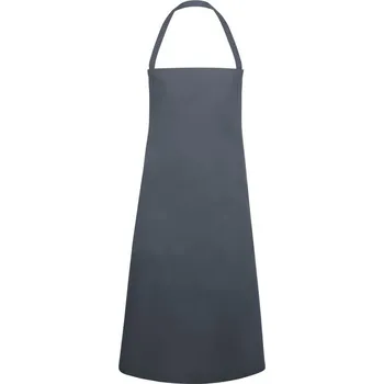 Kuchyňská zástěra G.Gastro KARLOWSKY | Zástěra s laclem Basic - antracitová