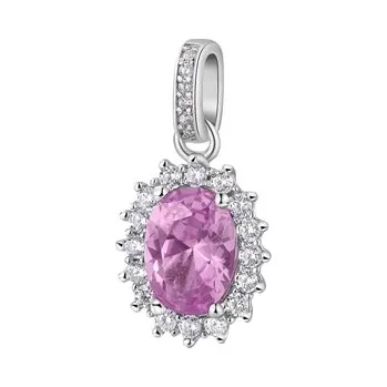 Přívěsek Stříbrný přívěšek Brosway Fancy Vibrant Pink FVP13