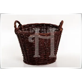 Proutěný koš A017C | PRŮMĚR: 40cm | VÝŠKA: 28/32cm