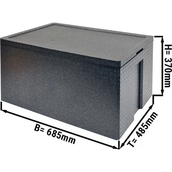 Dóza na potraviny G.Gastro Thermobox Maxi - 82,3L | Izolační box | Polystyrenový box | Polibox | Ohřívací box