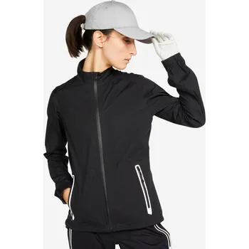 Dámská bunda INESIS Dámská golfová nepromokavá bunda RW500 2XL ČERNÁ