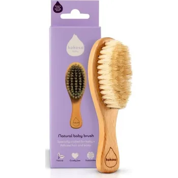 kartáč na vlasy Kokoso Baby Dětský přírodní kartáč na vlasy