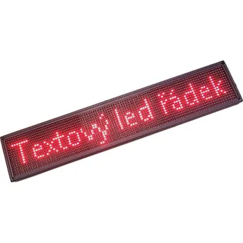 Reklamní LED panel Reklamní 96x 16 LED panel s pohyblivým textem, červený řádek WIFI