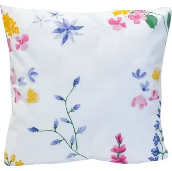 Povlak na dekorativní polštářek Stanex Povlak na polštářek krepový Flora bílá (LS211) ROZMĚR: 40 x 40 cm