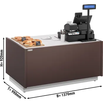 Lednice G.Gastro Pokladní stůl 1,37 x 0,81 m
