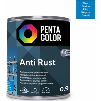 Barva na vlasy MODRÉ ANTIKOROZNÍ BARVY-ZÁKLADNÍ ZÁKLAD "ANTIRUST" (0,9l)