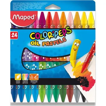 Výtvárné potřeby Olejové pastely Maped Color´Peps - 24 barev