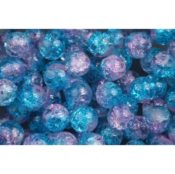 Dětské navlékací korálky Praskané kuličky č.27 - 8mm