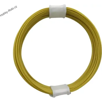 Modelová železnice Kabel žlutý 0,04mm 10m - Donau 110-3SB
