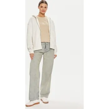 Pánská mikina Calvin Klein Jeans Mikina Diffused J20J223533 Écru Regular Fit XS