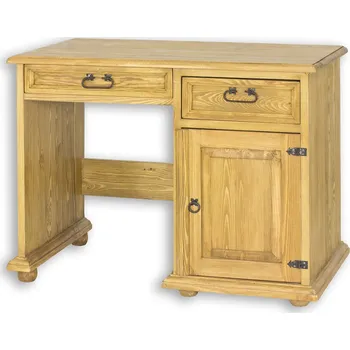 Psací stůl Drewmax Voskovaný psací stůl z masivního dřeva BR701 pacyg