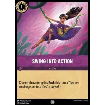 Sběratelská karetní hra URS 062/204 Swing Into Action Verze: HOLO, Stav Produktu: Near Mint