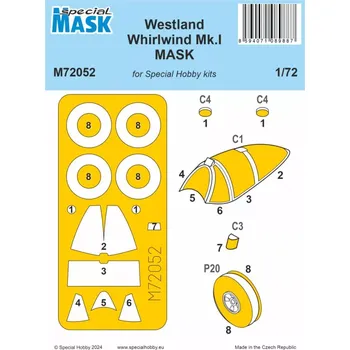 Plastikový model Special hobby 1/72 Mask for Westland Whirlwind Mk.I (SP.HOBBY)